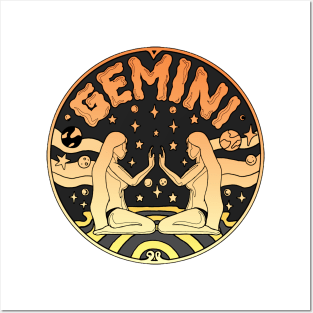 GEMINI SIGN Posters and Art